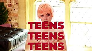 emo student makes herself cum hard?