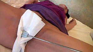 beautiful cute asian clerk gets intimate in a private pov session with her partner