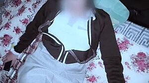 i visit my cute mexican stepsister's college room and fill her tender natural vagina with semen for the first time!