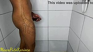 Feeling So Horny in the Bathroom, I Jerked Off and Came Hard