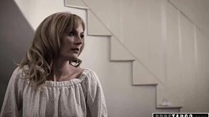 Evil lesbian stepmom uses hot stepson to get dates