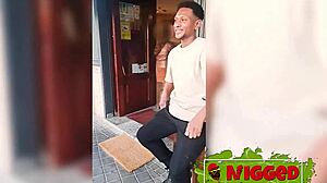 is our horny secretary aura rodriguez testing a young black guy?