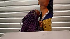 Student Watches Teacher Deepthroat Big Cock in Classroom Blowjob