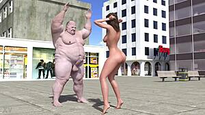 emma in a sexy public short film.