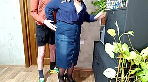 my insatiable mother-in-law demands i fuck her doggy stile