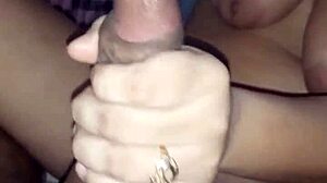 Woman confesses betrayals to exes, cuckold enjoys and cums hard