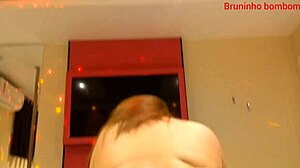 my friend's girlfriend with huge ass fucked me hard