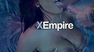 cheerleader slut anally pulverized with riding, missionary, and assfucking after blowjob