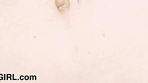 radiant blonde beauty naked close-up