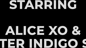 Skinny alice contrasts in hard creampie