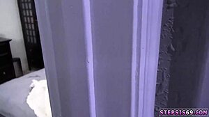 blonde step sis with blue eyes tries taboo first time