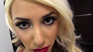 blonde step sis with blue eyes tries taboo first time