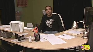 Wow, these two chicks ditch boy-girl for hot lesbian strapon action!