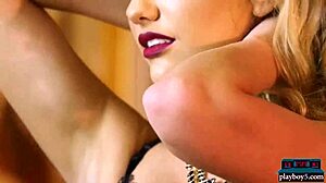 Petite Blonde Milf Kenna James Strips Amazingly