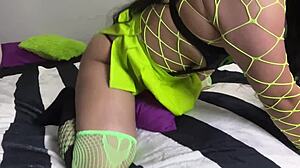 Delicious orgasm riding pillow squirt