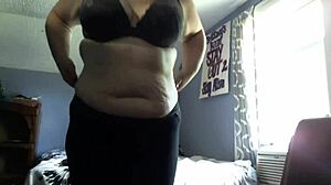 My stepmom seduces me with her big tits and pussy in rough taboo action