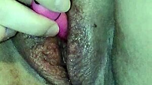 Conversational filming of cumshot and pussy masturbation