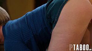 Dee Williams plays two-player game with big tits blowjob action