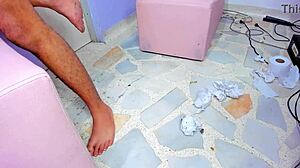 Colombian Slut Gets Rough Throat Fuck with Monster Cock