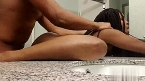 Curvy Neighbor Rides Black Cock In Bed After Blowjob