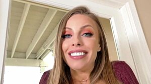 Britney Amber Boldly Sneaks in Creampie with Doggystyle and Riding While Hubs Away