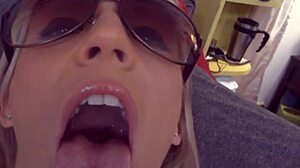 intriguing fan shoutout with ass spreading