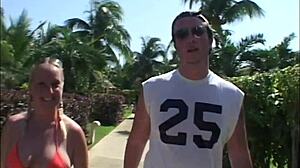 Exciting amateur college invasion presents sexy coeds and boys on spring break beaches for blowjobs and ass licking fun!