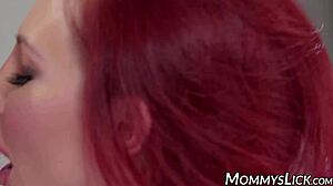 Is the Redhead Stepmom Scissoring with Teen in Fantasy?