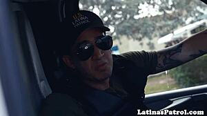 Beautiful immigrant babe rides lucky agent's cock during casting interview. She gives blowjob and deepthroat in full movie storyline.