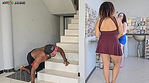 Wife asks, Fucking my mom while I clean?