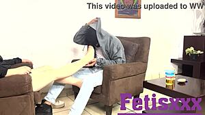 my cousin's feet tempt me to suck and fuck her tight pussy