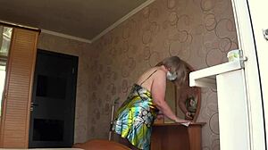 I watch the neighbor chubby milf through the open window pawg