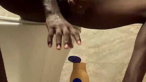 First amateur video featuring black big cock in session