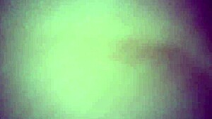 blonde asian pornstar in glasses bent over for doggystyle sex backstage