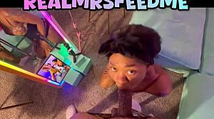 Just Sucked This Big Black Dick Yesterday!