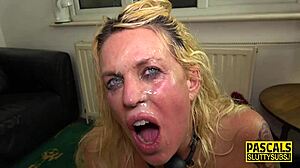 bound and gagged busty submissive milf