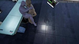 Alien Contact with Hairless Pussy and Monster