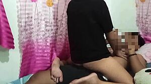 Teen 18+ Babe Rides Cowgirl