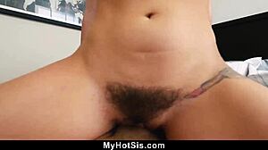 Step brother sneaks into stepsister's room for a whiff of her panties from Myhotsis