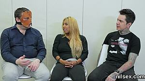 Peculiar chick endures painful anal therapy in bizarre asylum