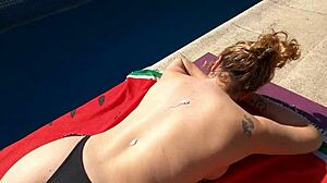 Huge tits MILF, want anal creampie from pool boy?