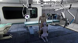 Alien Contact with Hairless Pussy and Monster