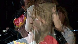 Avy Scott rides Steven St Croix in outdoor doggystyle