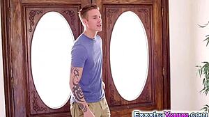 Tiny Alexia Gold Plays With Big Dildo And Dick