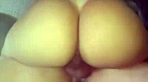 Latina Bent Over for Rough Homemade Sex Riding Without Condom to Get Pregnant