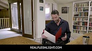 Gorgeous brunette bebe's juicy pussy fits perfectly as personal assistant