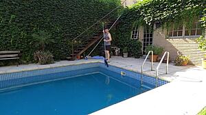 Huge tits MILF, want anal creampie from pool boy?