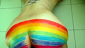 Step son boldly fucks mom's tight ass in garage