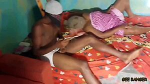 Ebony Queen Feels Rough Fuck with Monster Cock