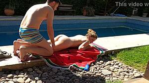 Huge tits MILF, want anal creampie from pool boy?